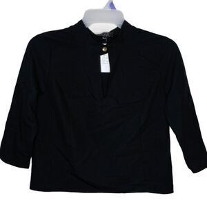 Pepe Runa Top‎ Black nwt